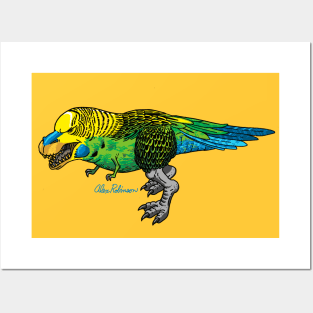 Budgiesaurus Rex Posters and Art